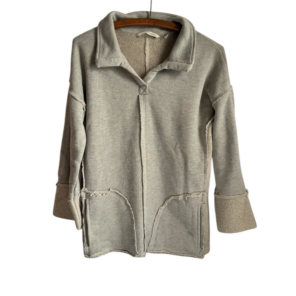 Soft Surroundings Longline Pullover Sweatshirt size XS P